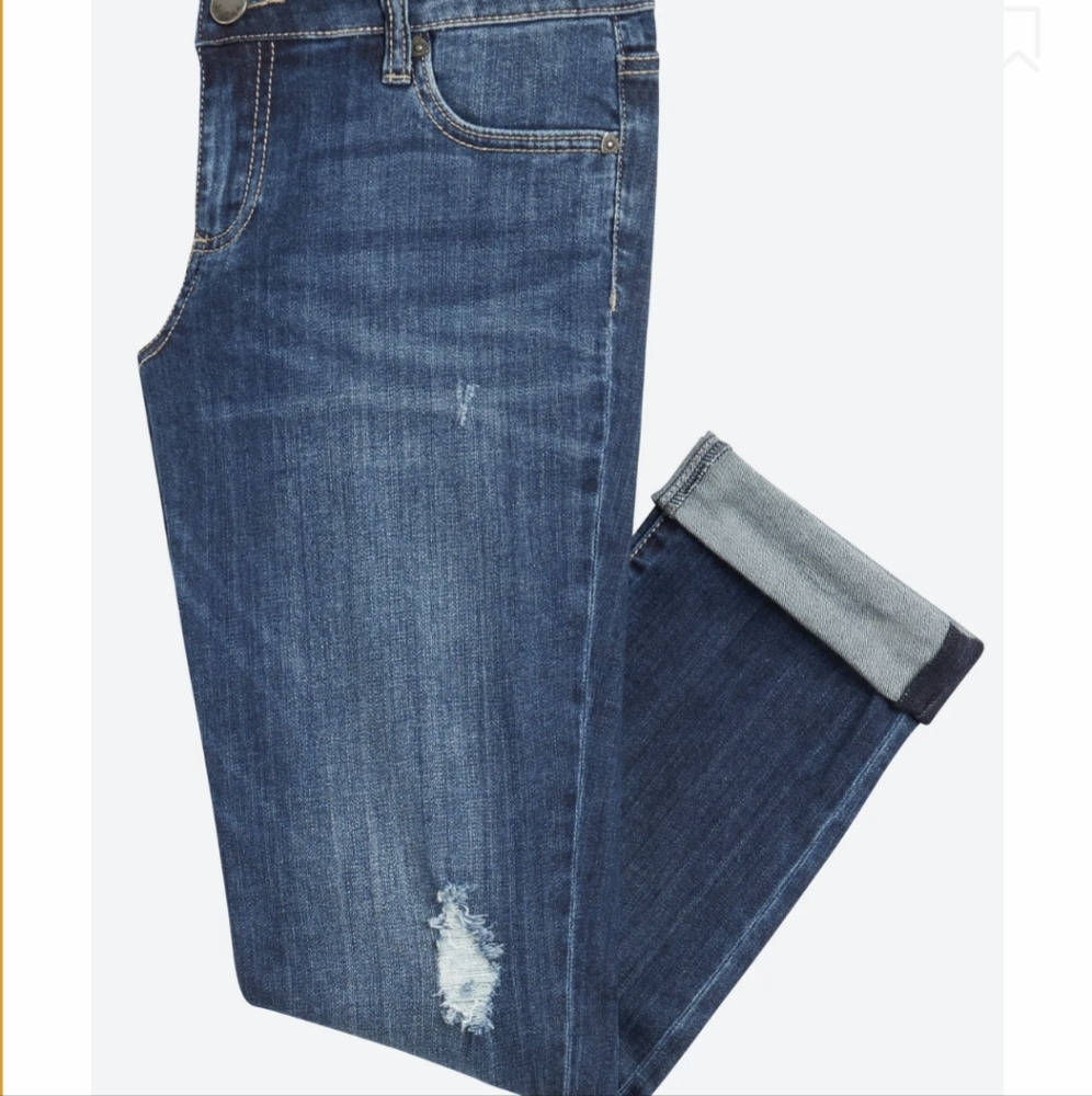 Kut from the Kloth Boyfriend Distressed Jeans